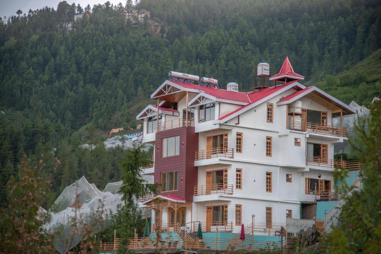 Hotel Wood Crista Kufri Near An Apple Orchard Exterior foto