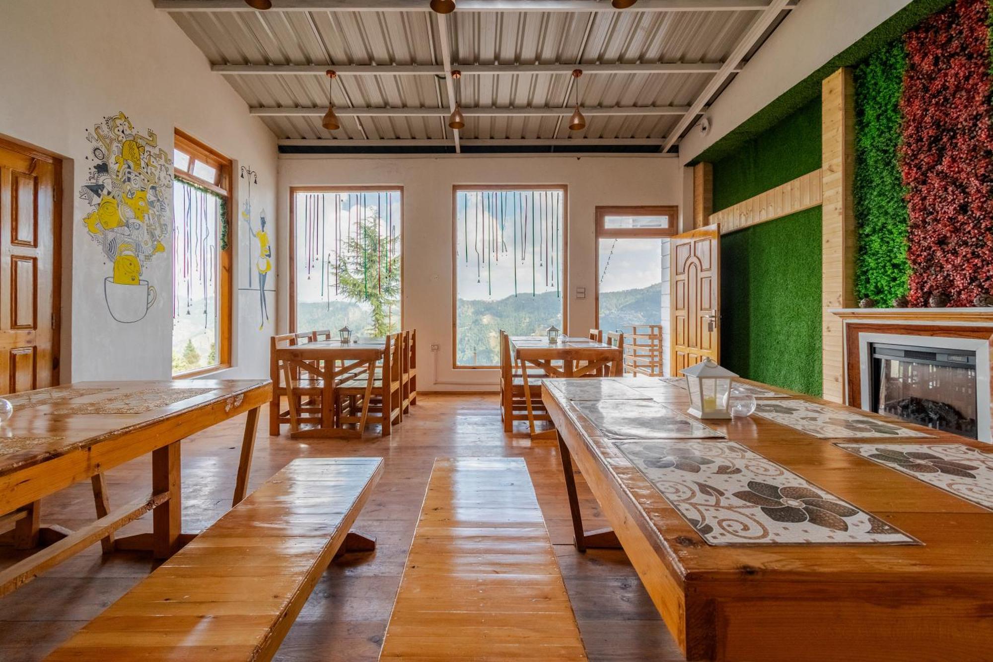 Hotel Wood Crista Kufri Near An Apple Orchard Exterior foto